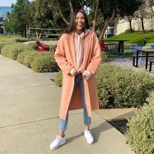 PINK ZARA COAT NWT